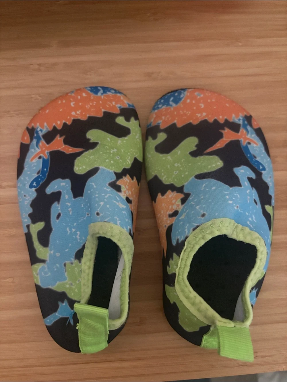 Kids' Multi-Color Dino Water Shoes
